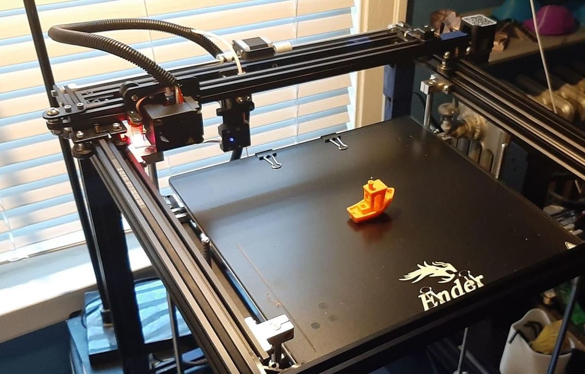 The Ender 5 Plus has some upgrades from the Ender 5 like a BLTouch sensor