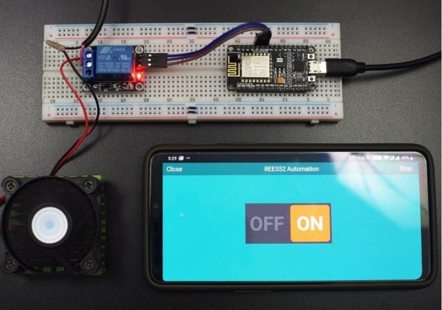RemoteXY is an easy way to create apps that control projects through a smartphone