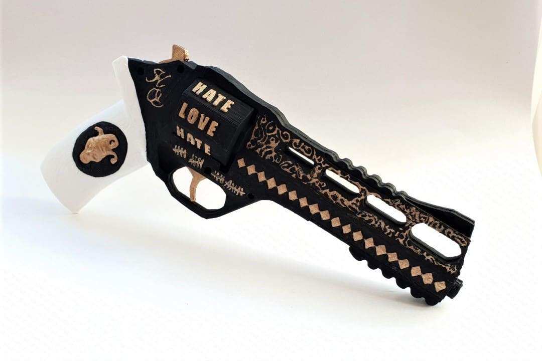Harley's gun