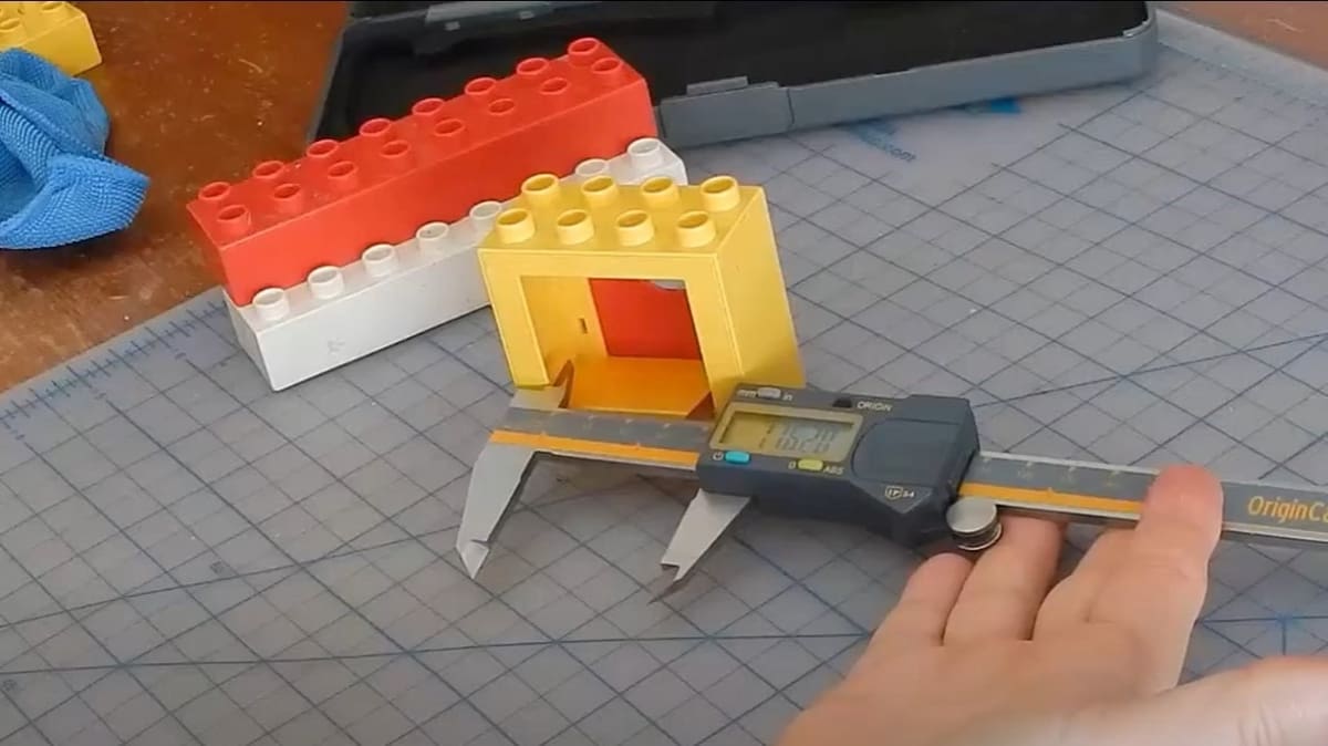 Digital calipers can also be used to measure dimensional accuracy