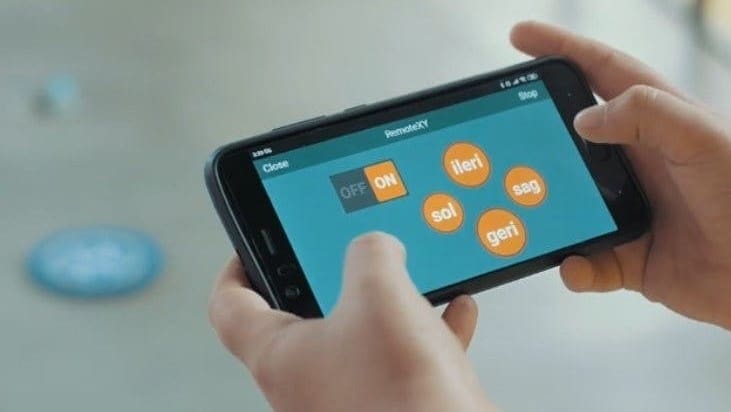 RemoteXY free has a limit on the amount of controls in the interface