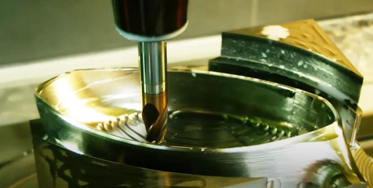 CNC milling was used to improve the look of the head