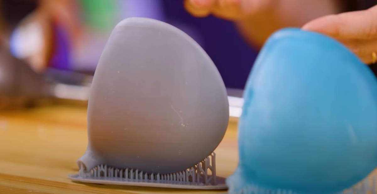 Golf club heads printed in photopolymers will most likely shatter on impact