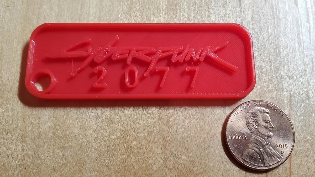 Organize your keys with this Cyberpunk 2077 keychain