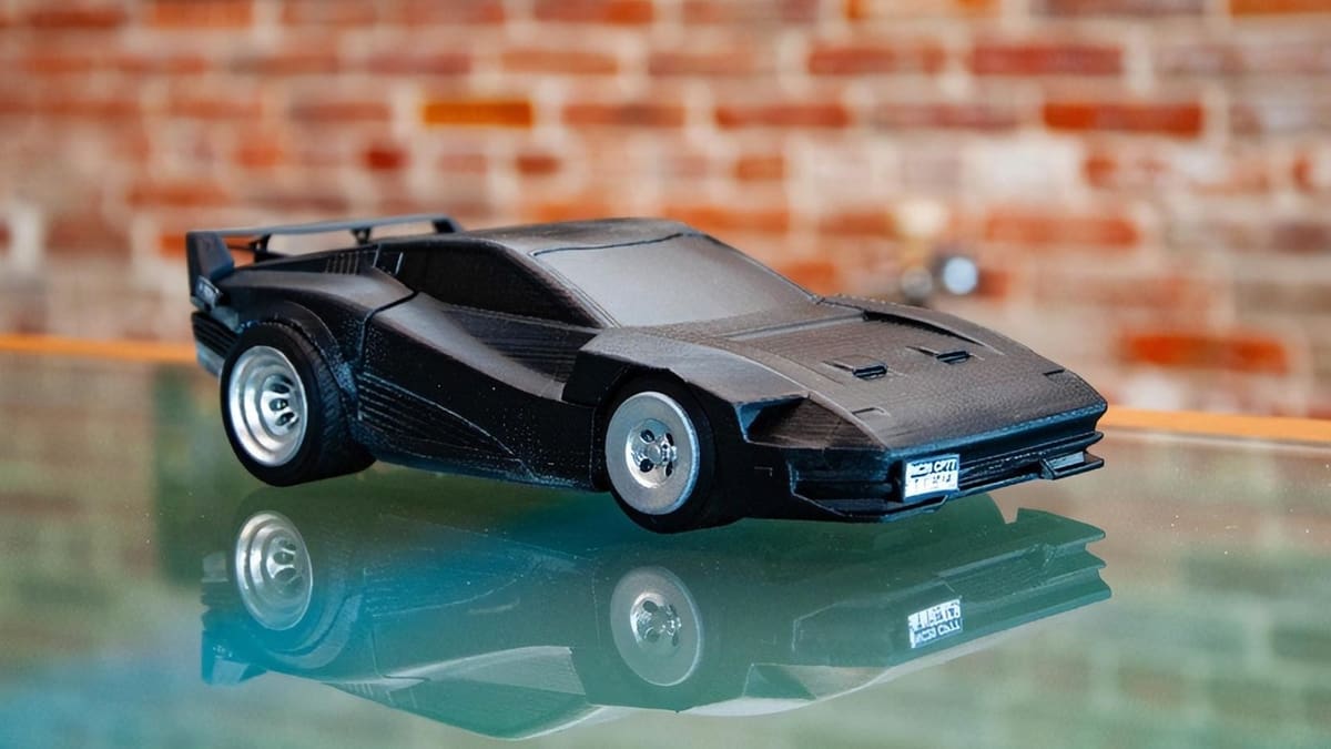 This replica Quadra Turbo R is a really cool car to display in your model collection