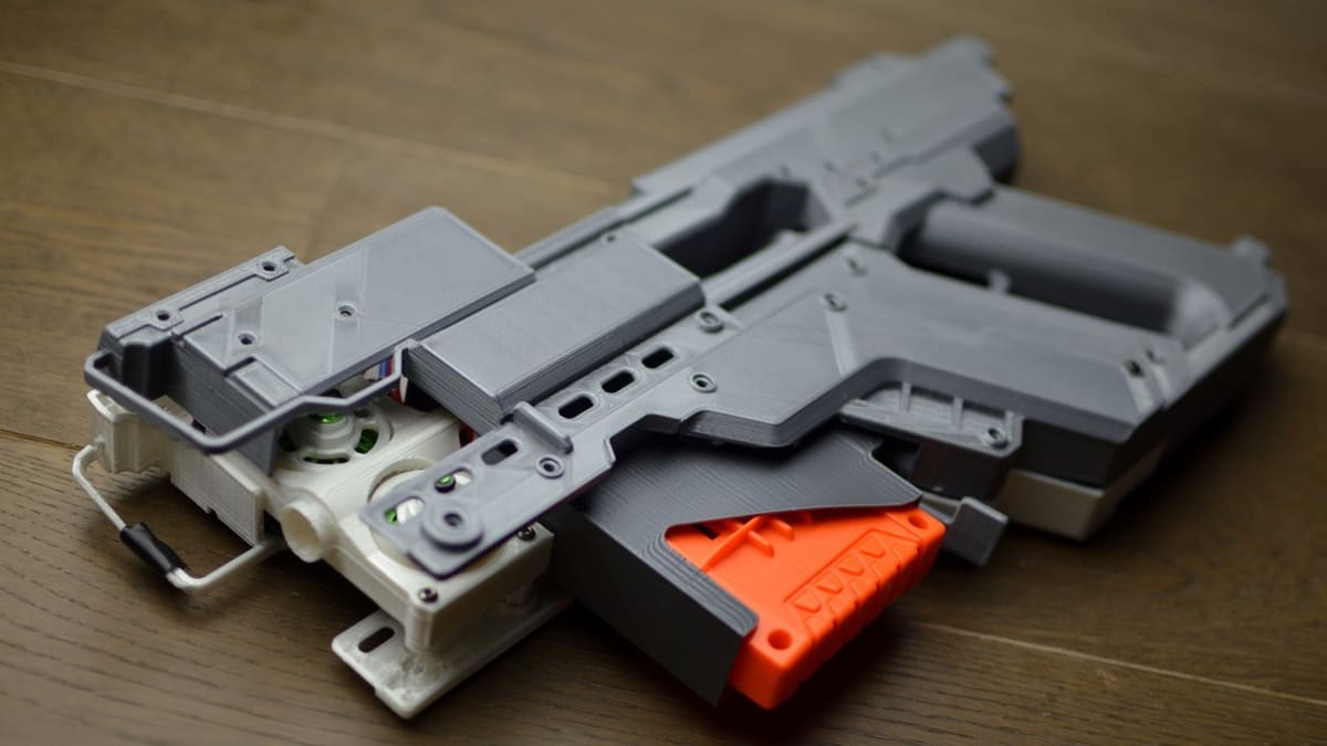 Print yourself a fully functioning Nerf blaster!