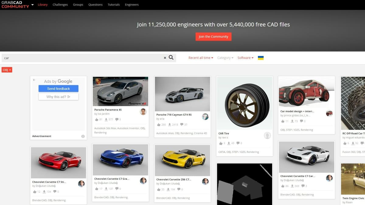Image of: 2. GrabCAD Community