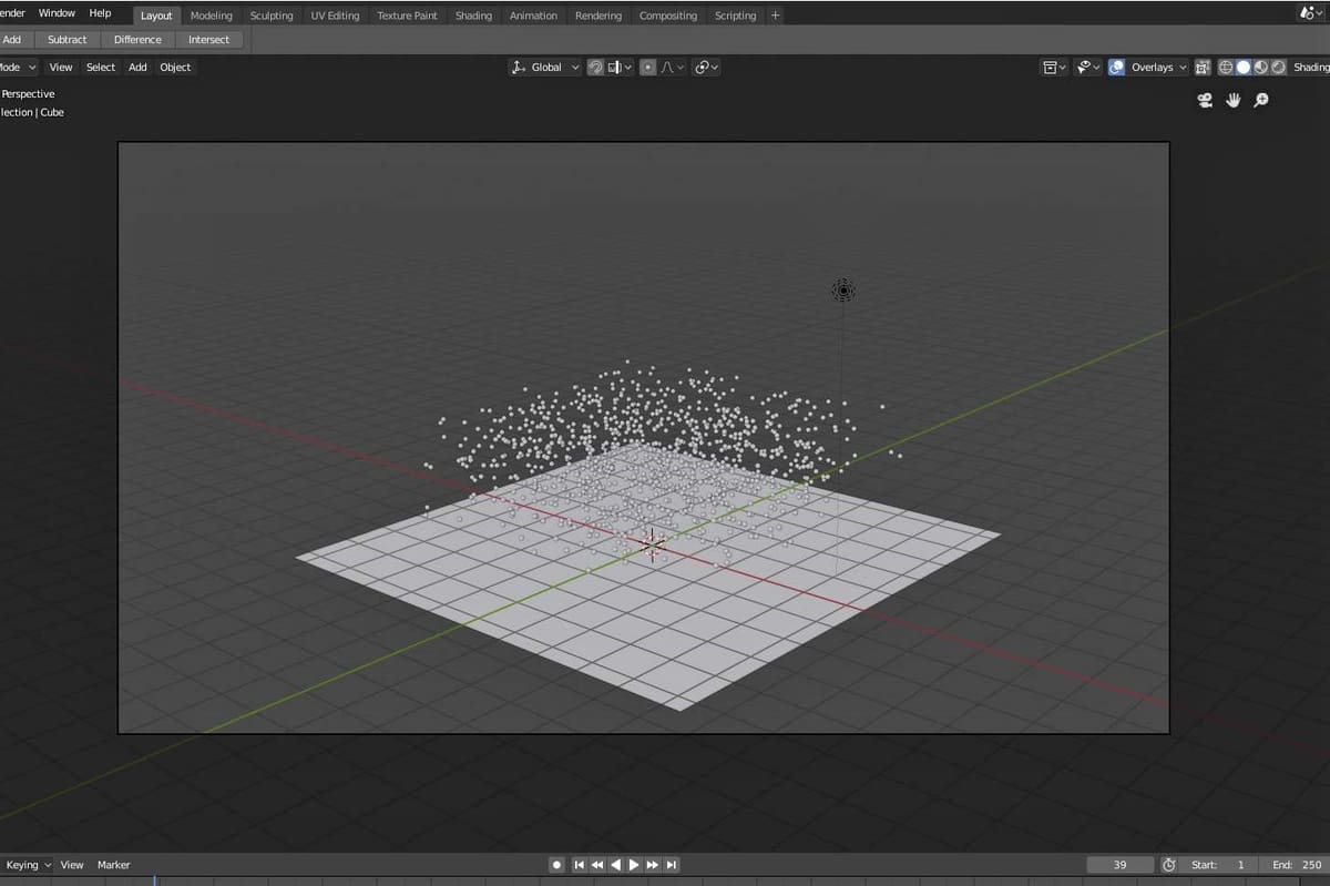 Particles in Blender 2.8
