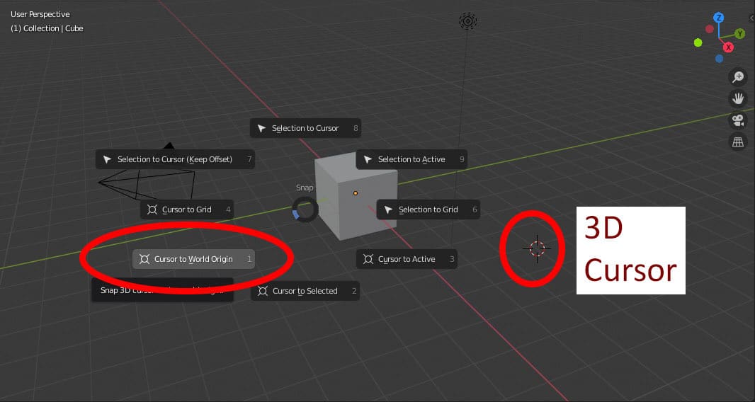 The 3D cursor is a fundamental tool, so make sure you know how to use it