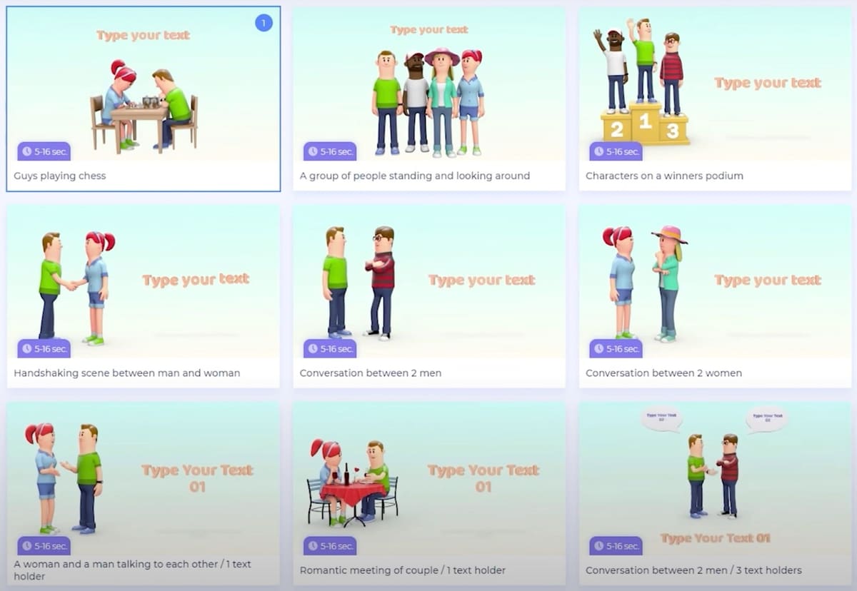 Renderforest's 3D Explainer templates gives you a lot of options