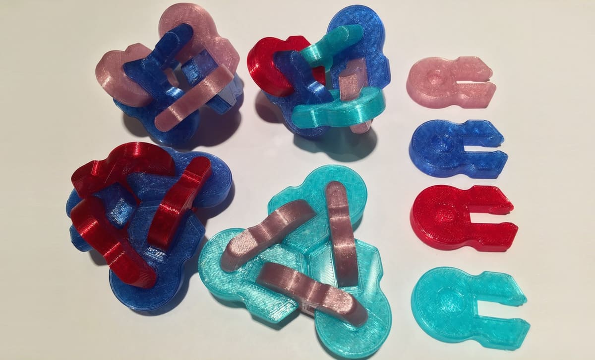Mix and match the colors of the pieces you print