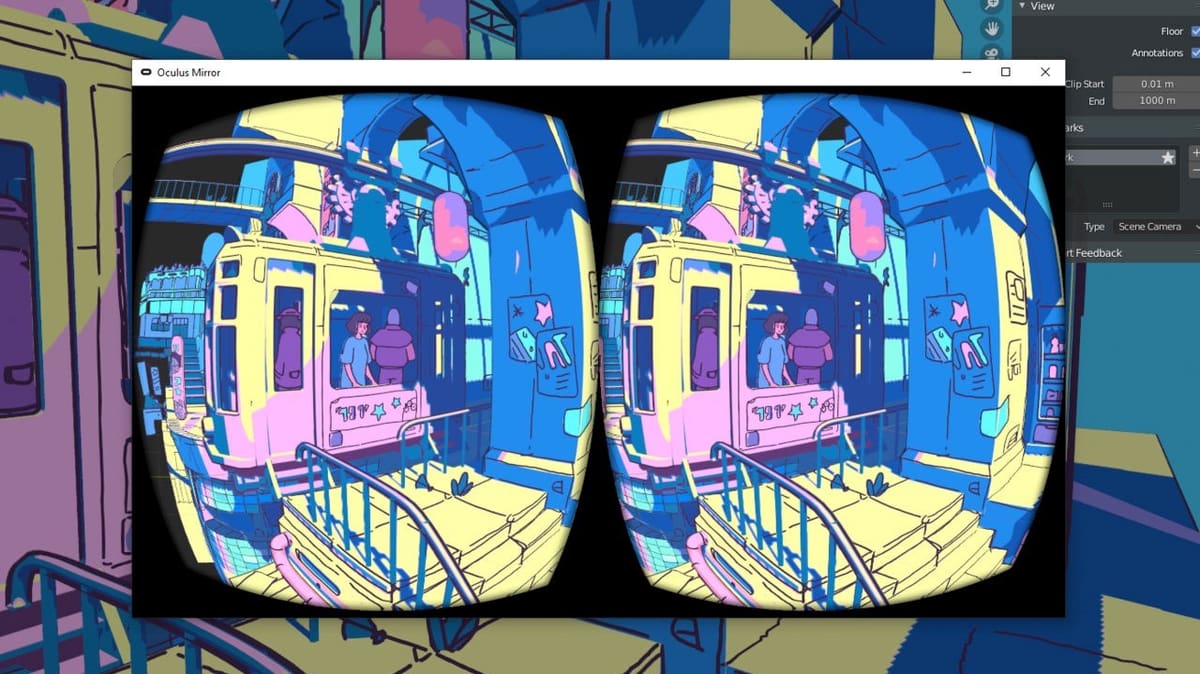 VR by Dedouze on Blender
