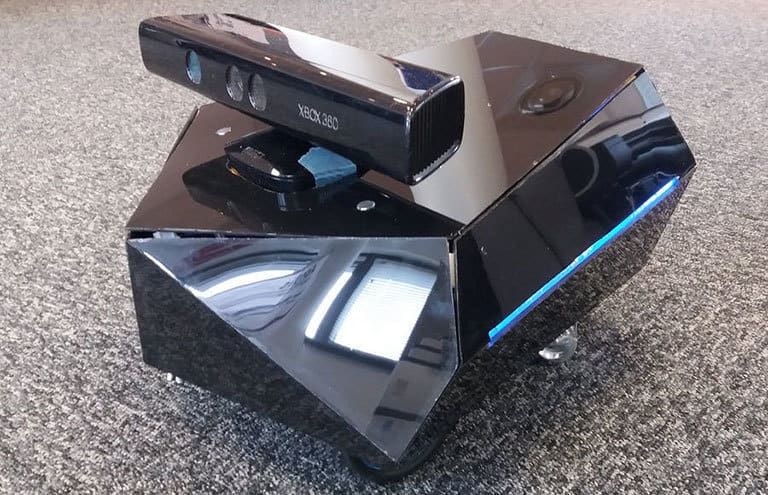 A robot capable of SLAM made with an Arduino Mega 2560
