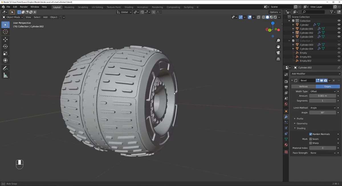 You don't need any add-ons to be able to make this wheel