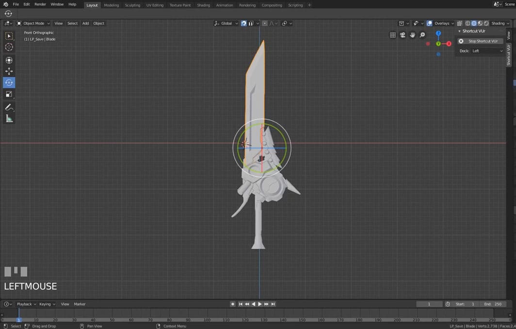 Hard surface modeling is perfect for video game props!