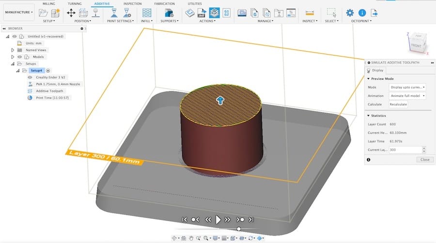 It will all depend whether you'll choose to use Fusion 360's built-in 3D slicer