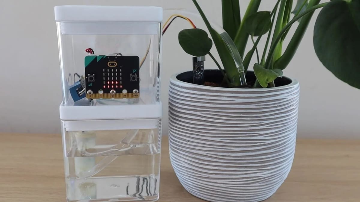 This board is light on computing power, but it's enough for this self-watering system