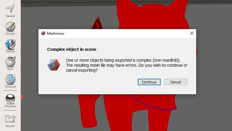 Meshmixer provides a go-between for Cinema 4D to Blender