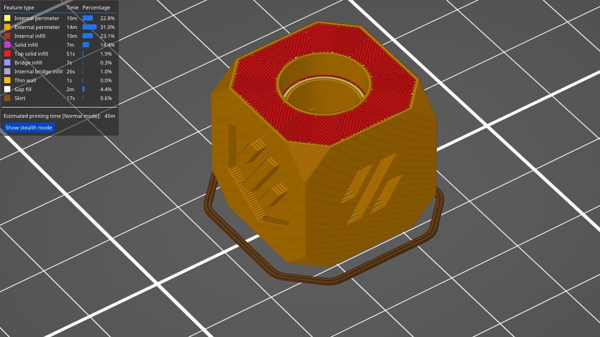 Add top-layer patterns to improve surface finish