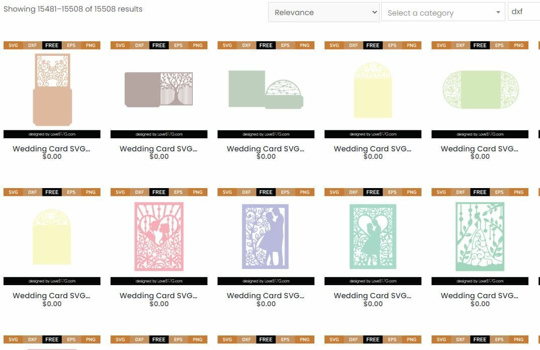 LoveSVG has tons of designs, especially with text