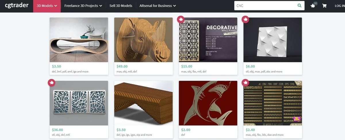 Image of Free STL Files for 3D Printing: CGTrader