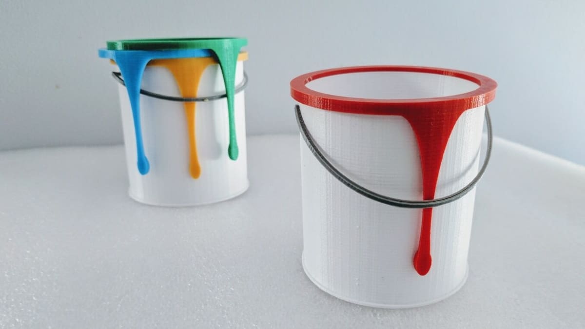 This design prints in pieces so you can easily make it multicolored