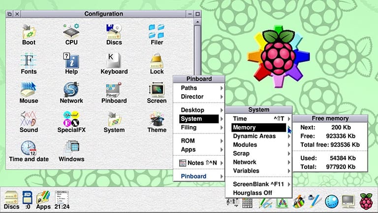 The RISC OS on the 400 is faster than the 4