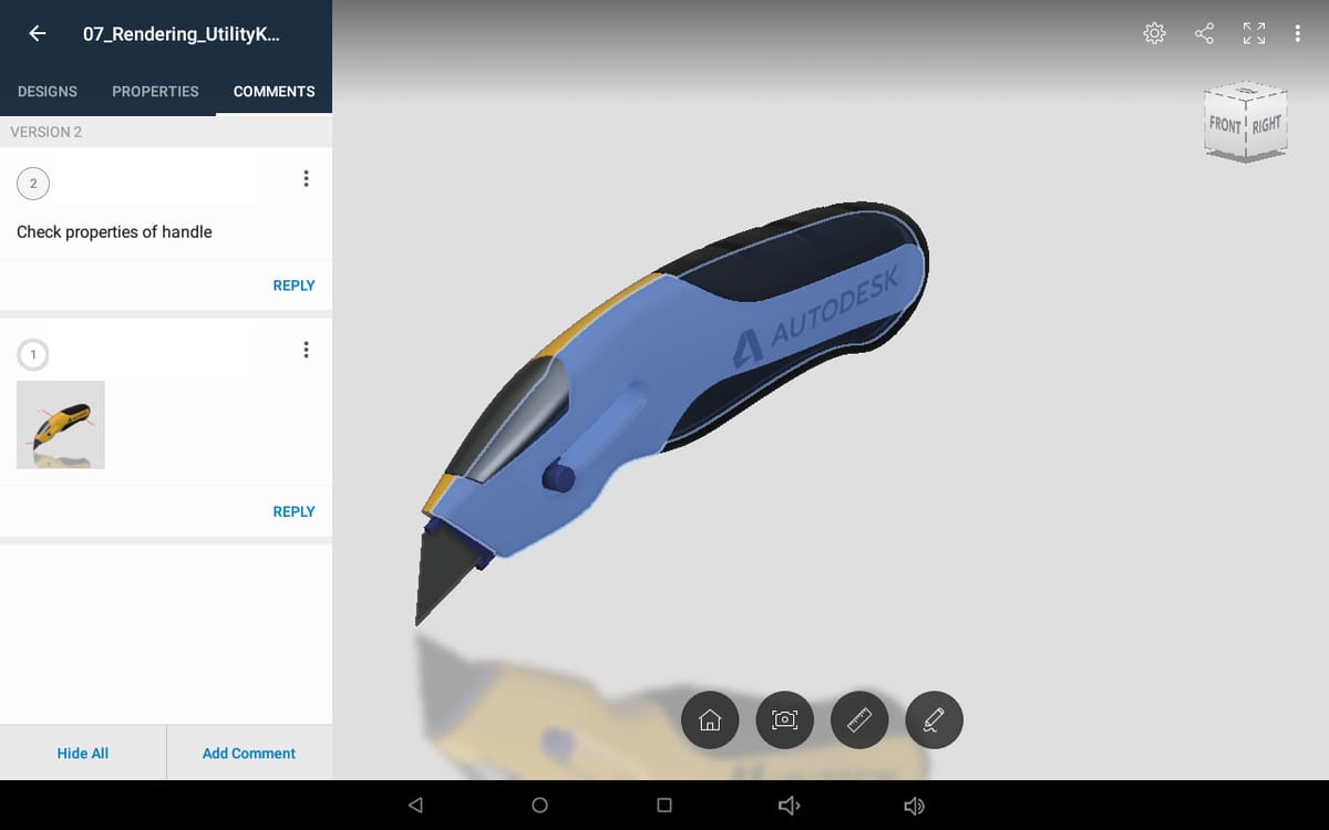 The commenting feature is great for collaboration