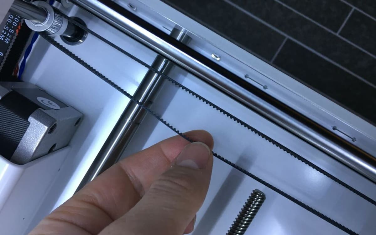 Make sure your printer's belts are tight enough so that letter definition is precise
