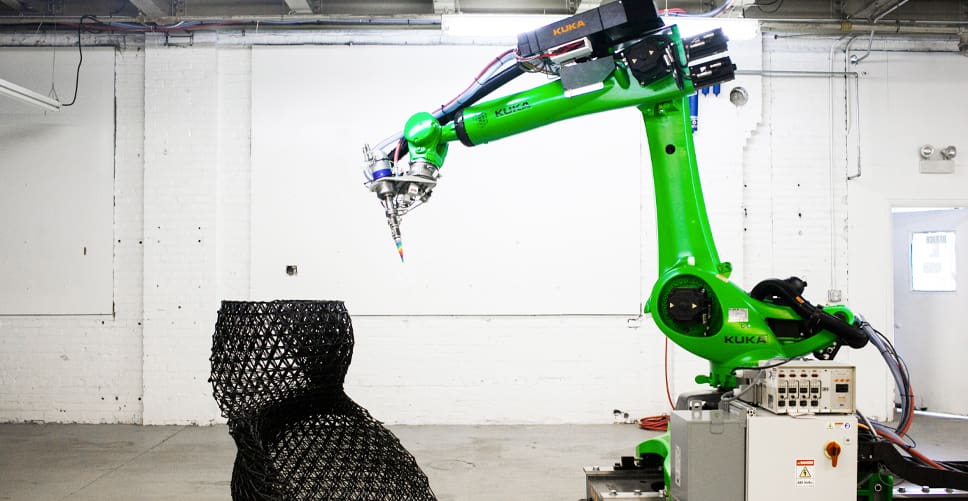 Image of Robotic Arm 3D Printing: Arms Have Advantages over Gantries