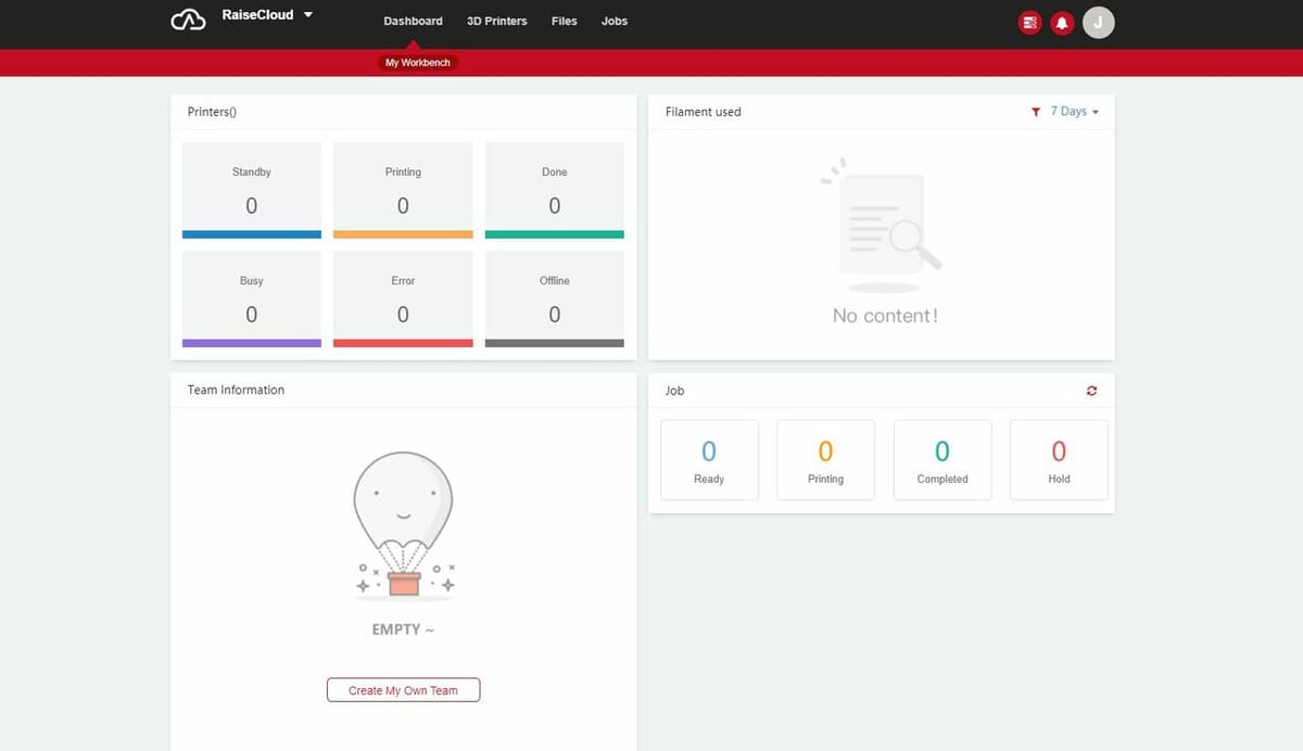 RaiseCloud is a great way to store and send prints to a Raise3D machine