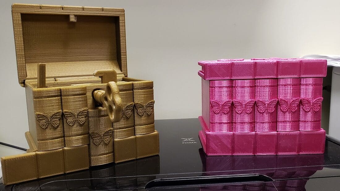 This butterfly box is a pretty place for your mom to store valuables
