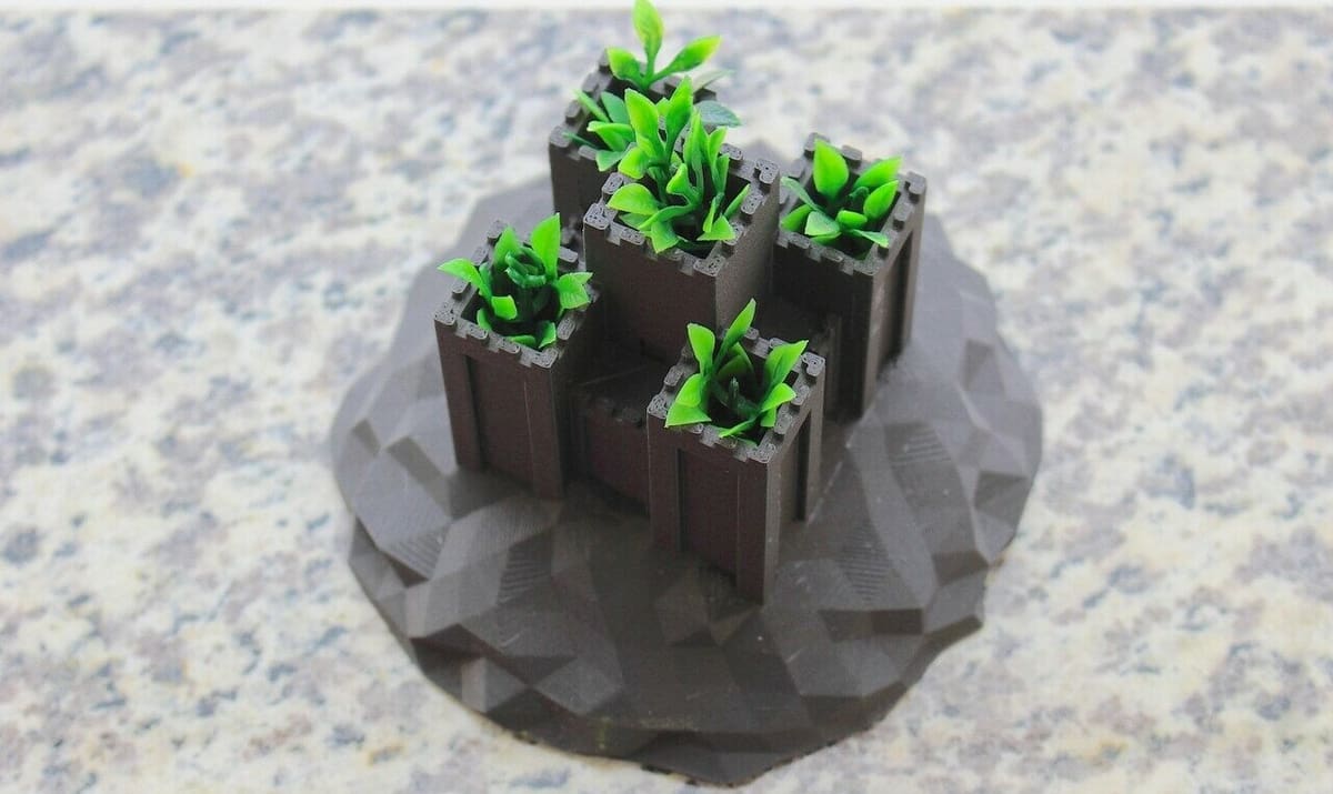 This planter is tall so you can use it for plants with long roots