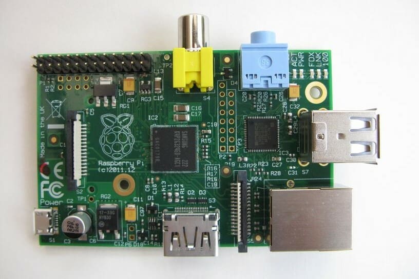The Raspberry Pi B was one of the first two initial Raspberry Pi boards