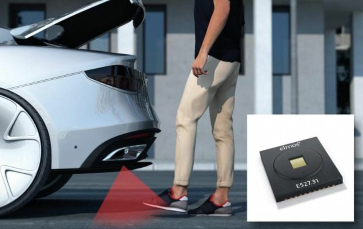 Time-of-flight sensors are used in cars to recognize gestures to open the back