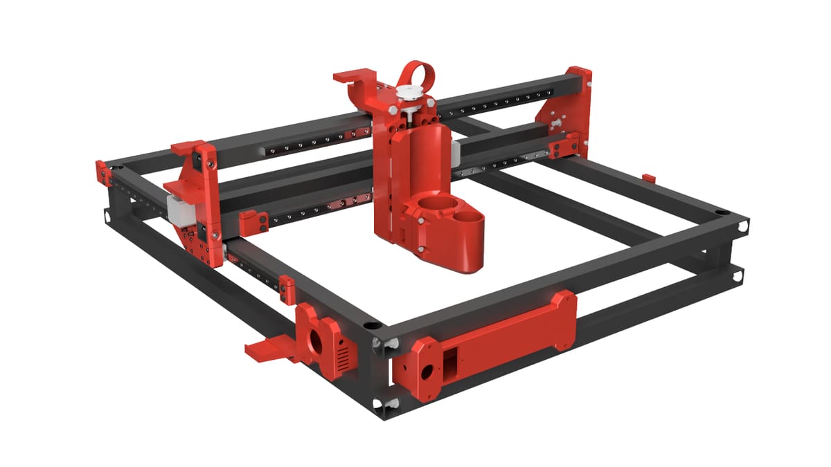 Imagen de Fresadora CNC casera / Máquina CNC DIY: 3D Printed CNC