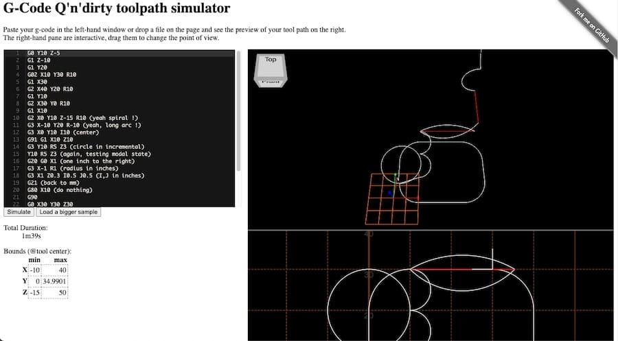 Some G-code visualization tools can be quite useful for learning how to write code