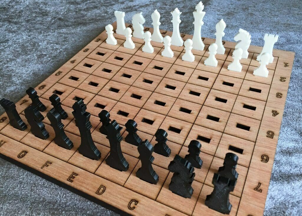 Your move with this laser-cut set