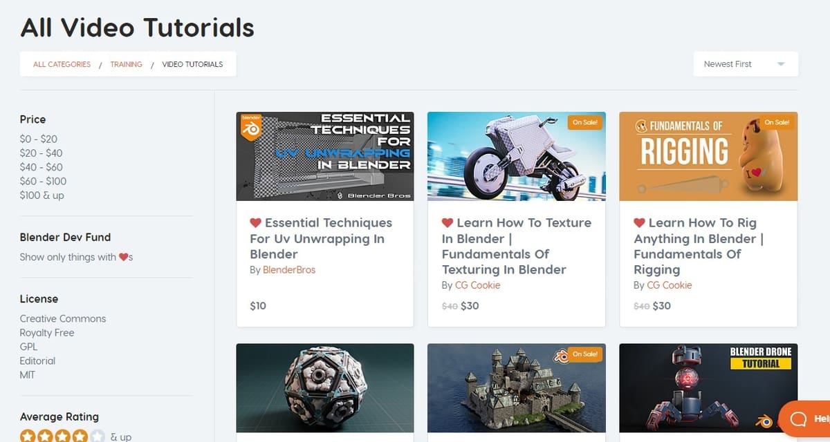 Blender Market is a great source of knowledge