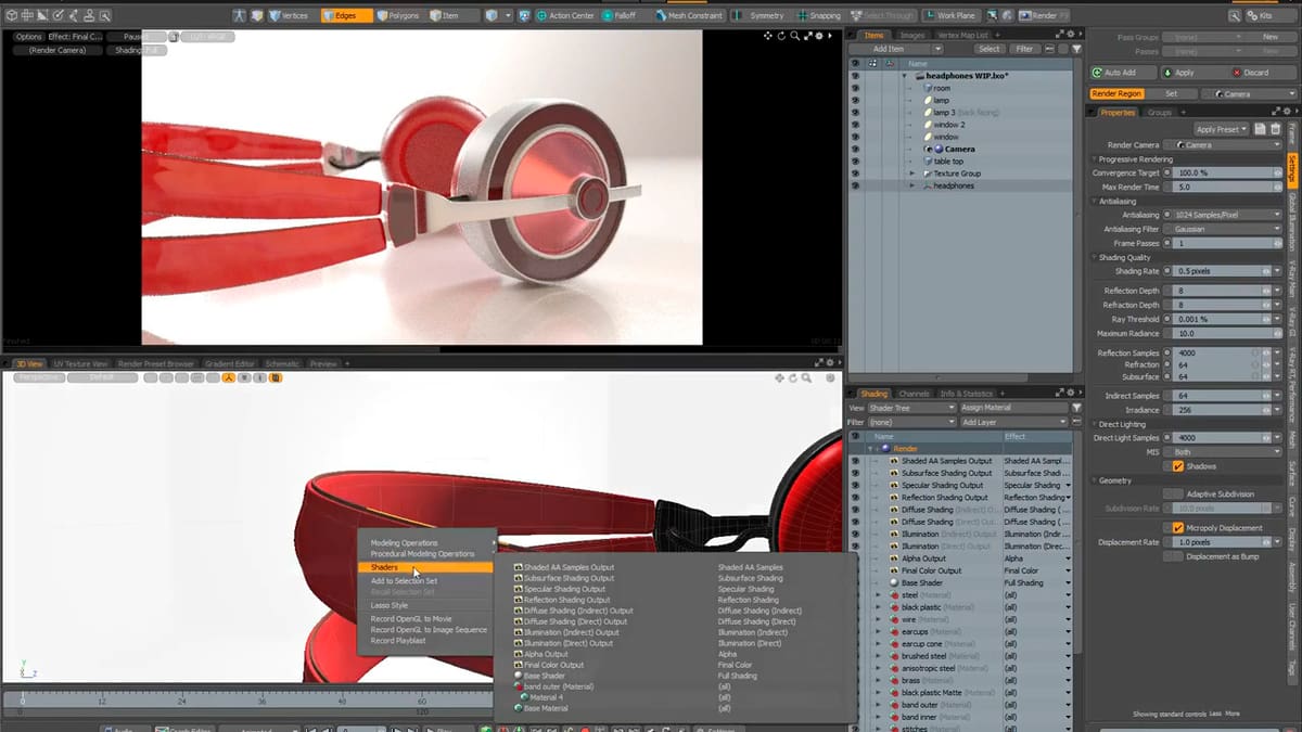The Modo Render Cheat Sheet teaches you how to get the best renders