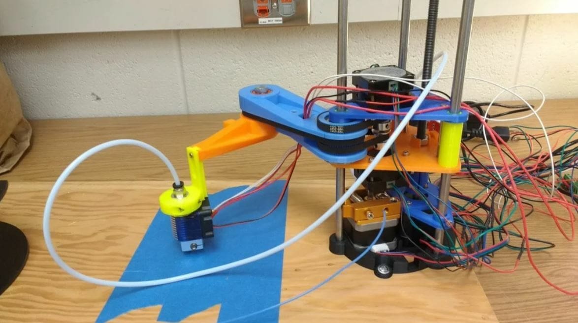 You'll need a 3D printer to make this SCARA printer