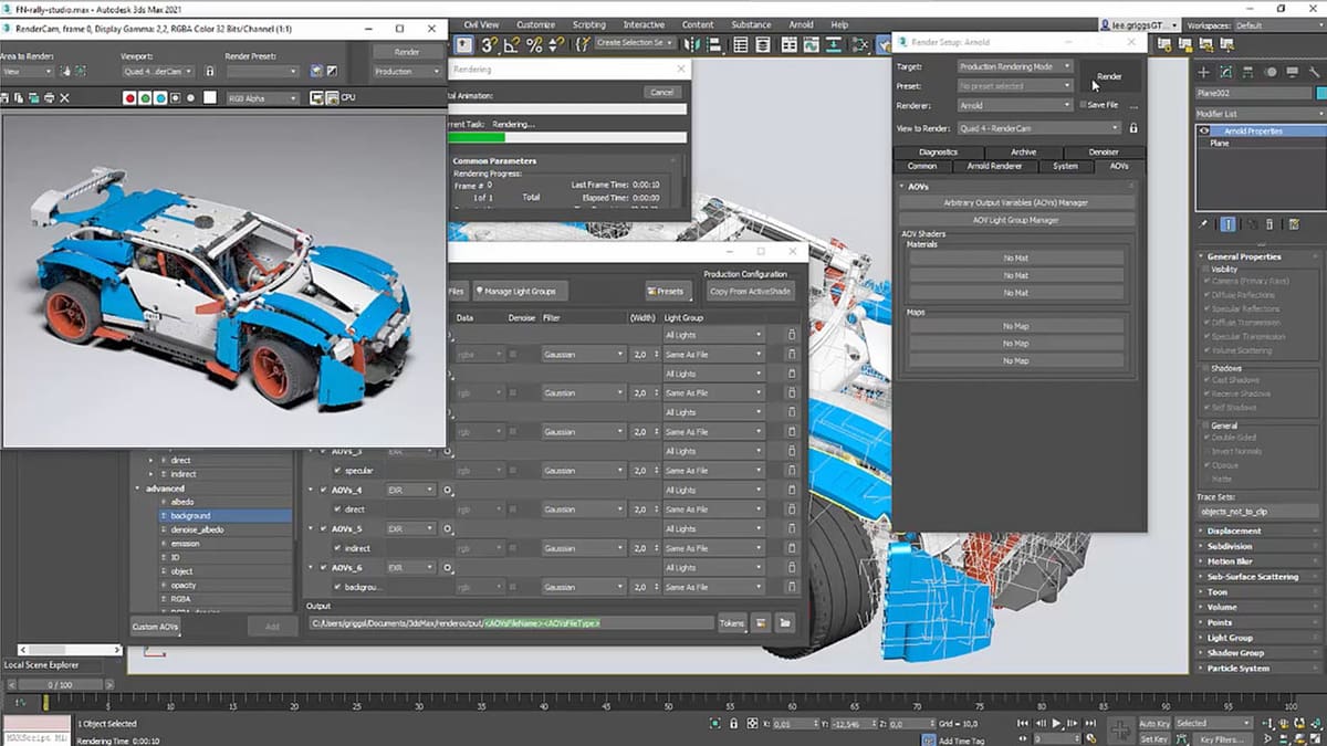 3ds Max is ideal for hard surface modeling