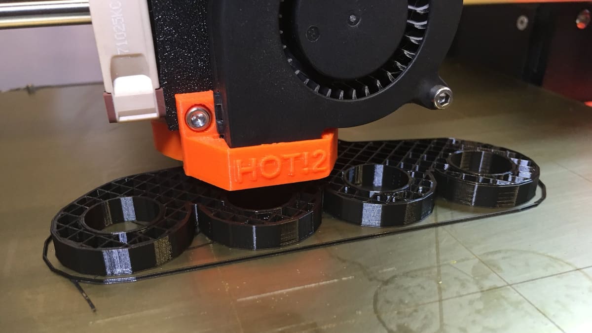 This flexible filament is stiff enough to print almost as fast as PLA