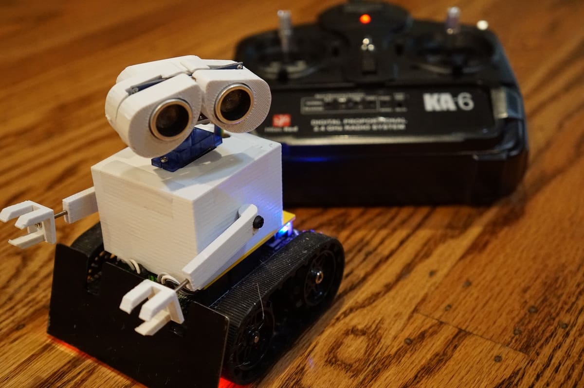 This project contains just seven different 3D printable parts