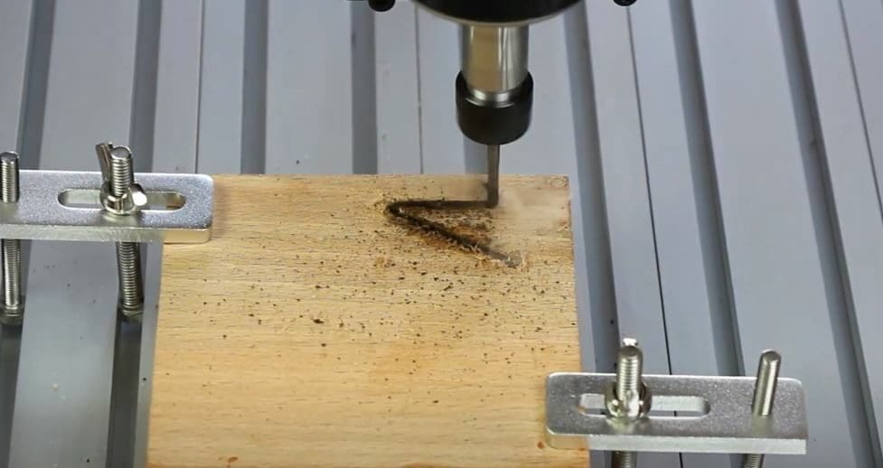 Overheating of the endmill and the workpiece can lead to bad results and a ruined endmill.