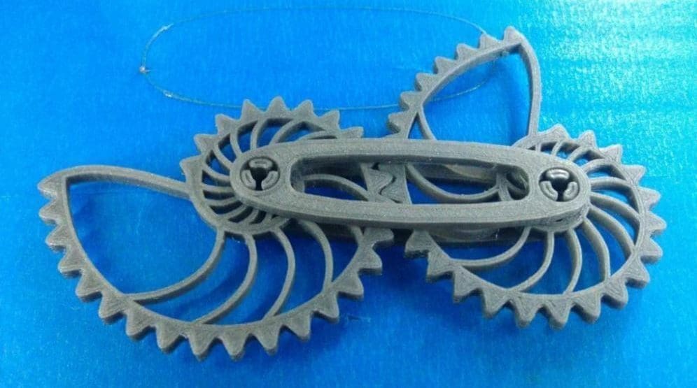 Nautilus gears use gears in the shape of Fibonacci spirals