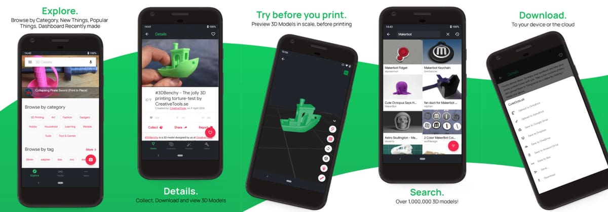 Image of Thingiverse Tips and Tricks: Find Better Models, Faster: Tip #5. Use Your Smartphone