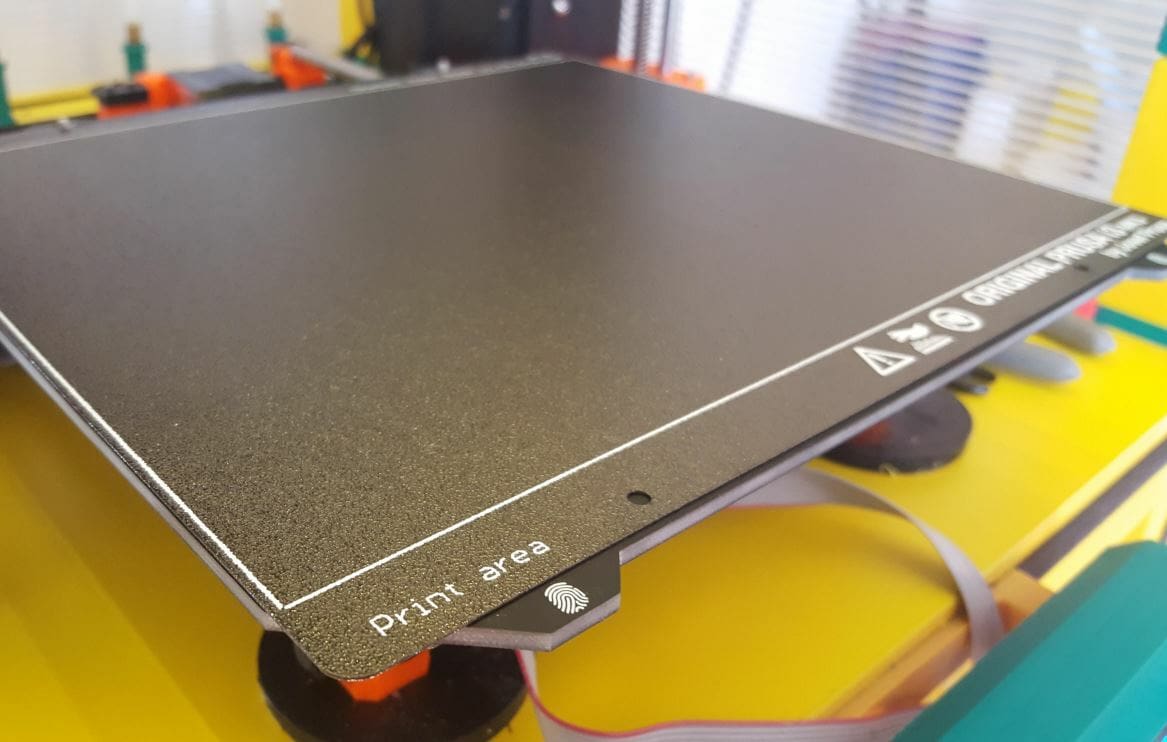 PEI build plates are durable and provide great adhesion for many 3D printing materials