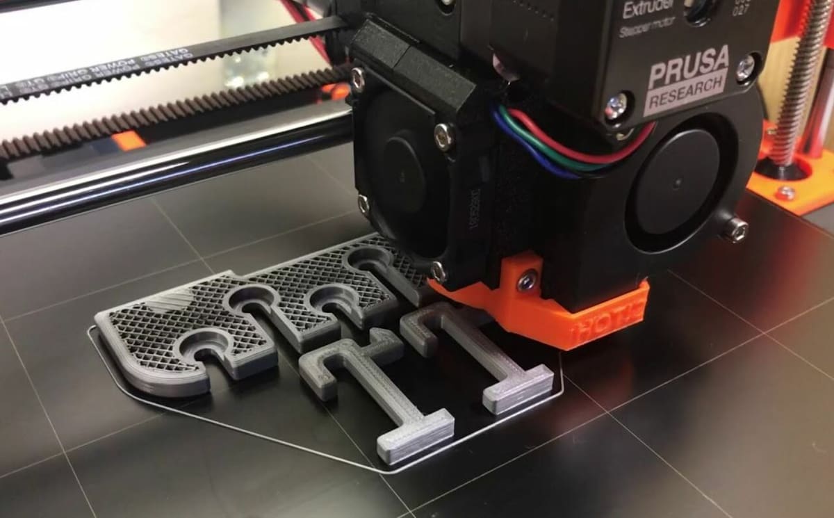 Prusa Research's smooth PEI sheet is easy to clean and great for printing PLA
