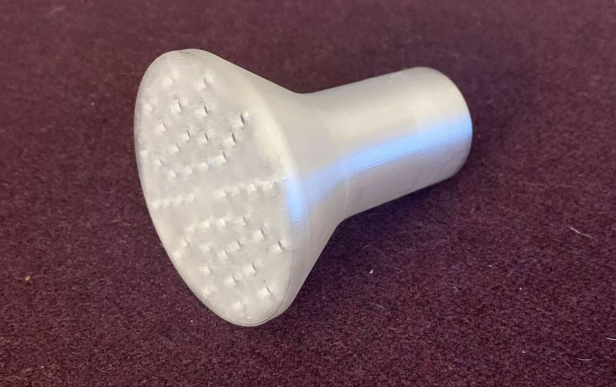 Filaments.CA's clear PETG filament yields a glossy surface finish